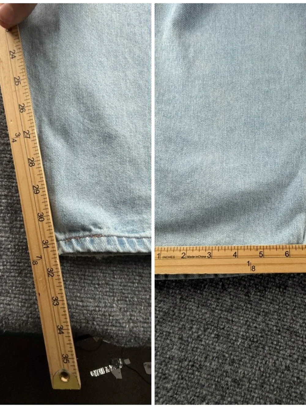 VTG Levi's Silver Tab Blue Jeans Unisex Denim Loose Fit Cotton Y2K ACTL 34x31.5
